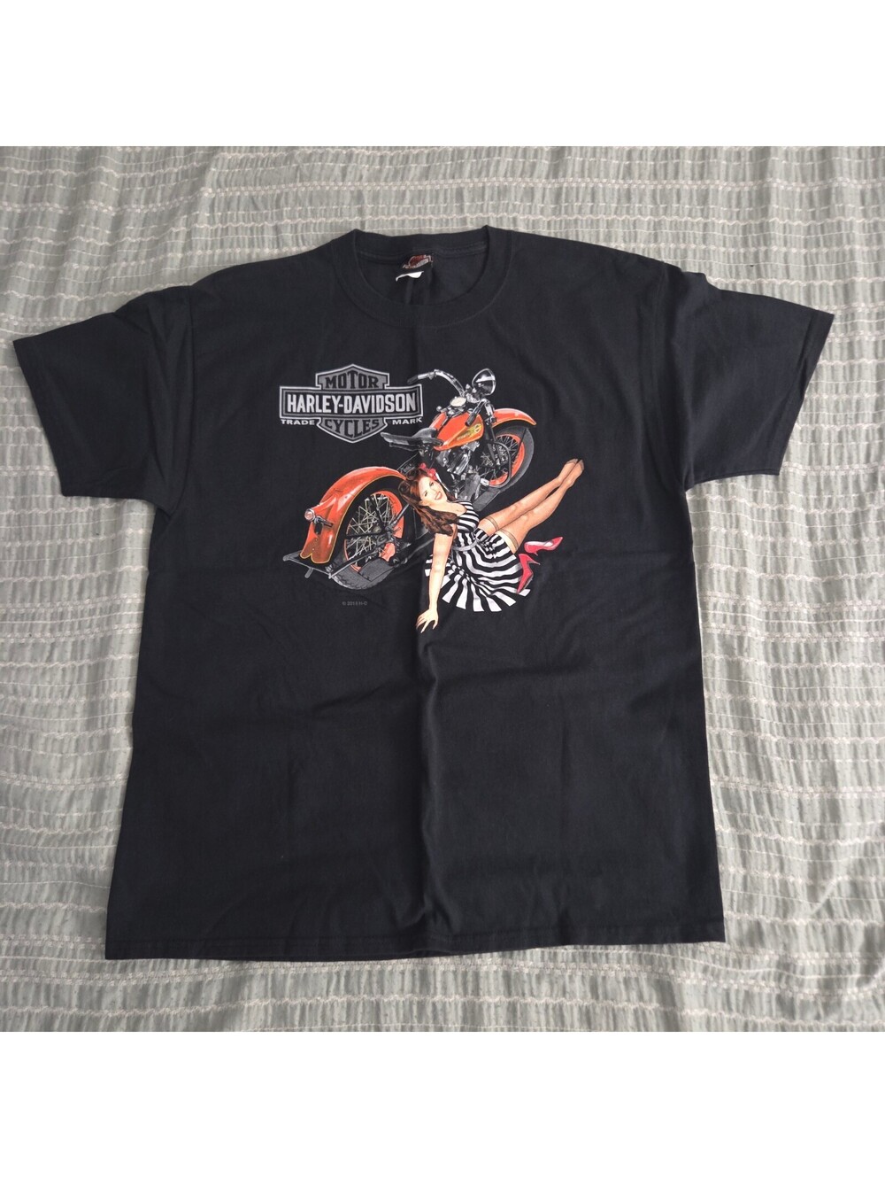 Harley-Davidson Legend Rides On charcoal T-shirt